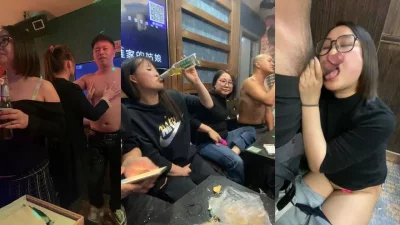 中年淫乱KTV，熟女阿姨的狂欢，还是年纪大的玩的花
